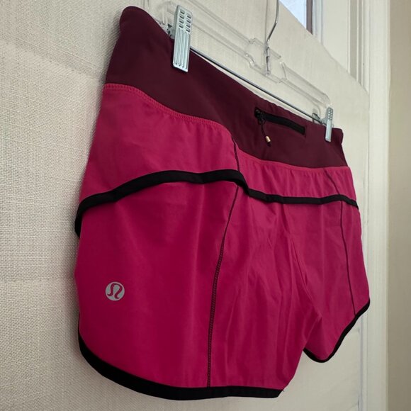 LuLu Lemon Athletica Speed Up Low-Rise Lined Short 2.5'' S8 Pink - Picture 5 of 7